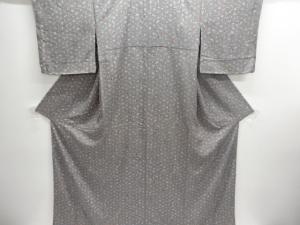 未使用品　仕立て上がり　柘榴模様小紋着物